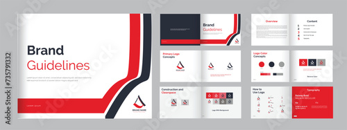 Brand Guidelines Design Template Identity Brochure