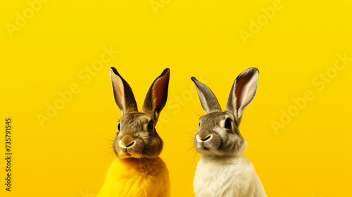 Two cool rabbits