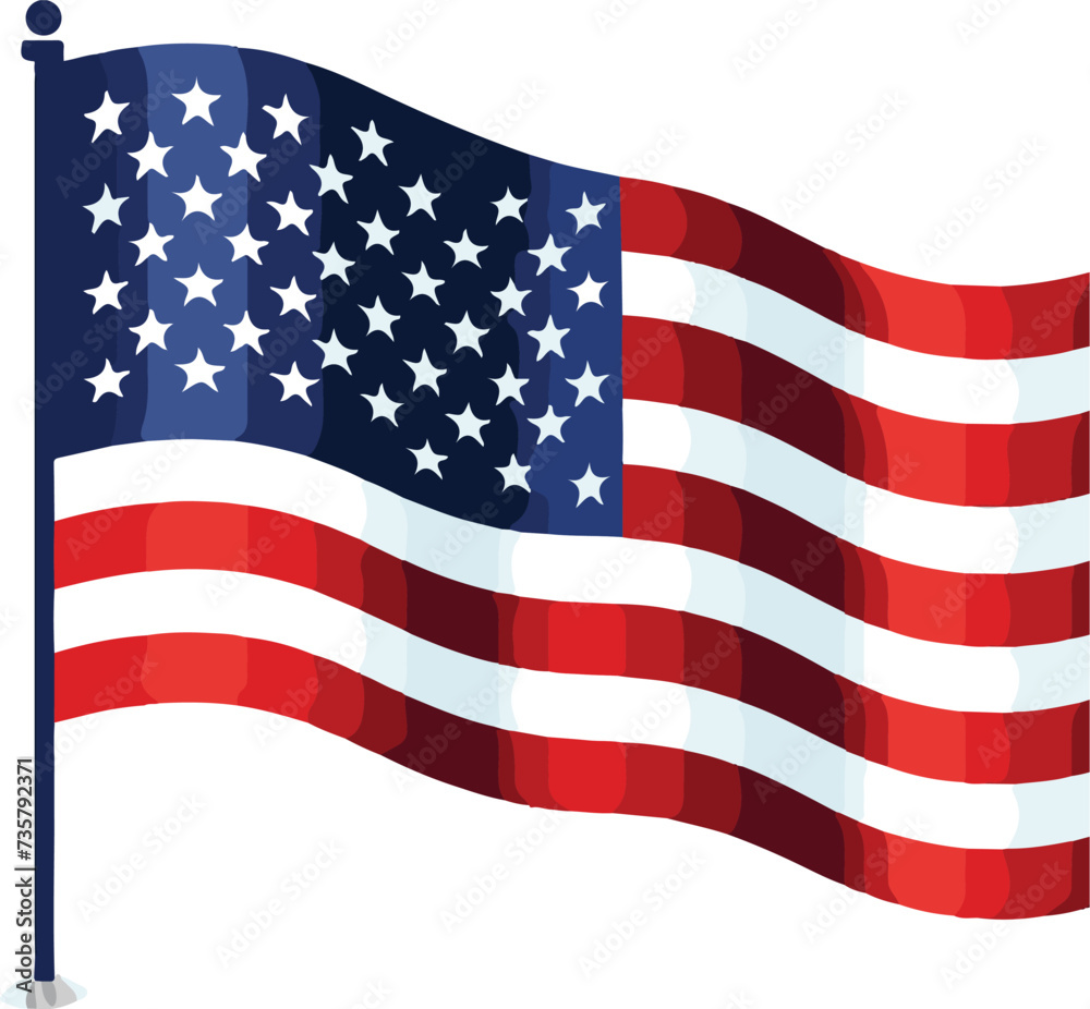 Fototapeta premium United States of America flag,grunge style,USA flag vector,generative ai