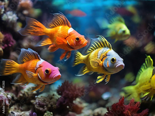 Colorful Fish in Underwater Ecosystem © SR STOCK 01