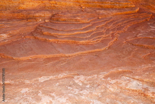 Beautiful rock layers in Grand Canyon National Park.