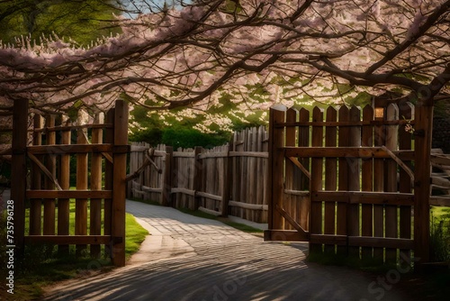 gate in the garden