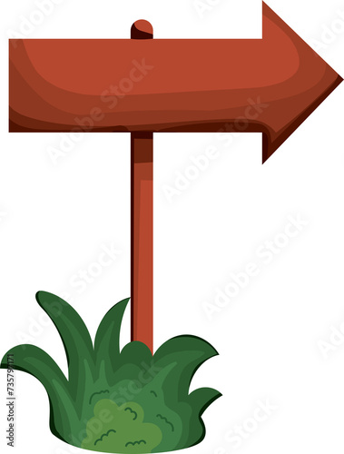 Wooden Markers Illustration