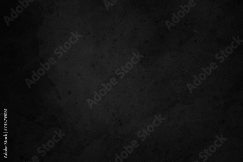 Black dark concrete wall background. Pattern board cement texture grunge dirty scratched for show anthracite promote product urban floor and abstract paper design element decor. Blackboard blank. © Manitchaya