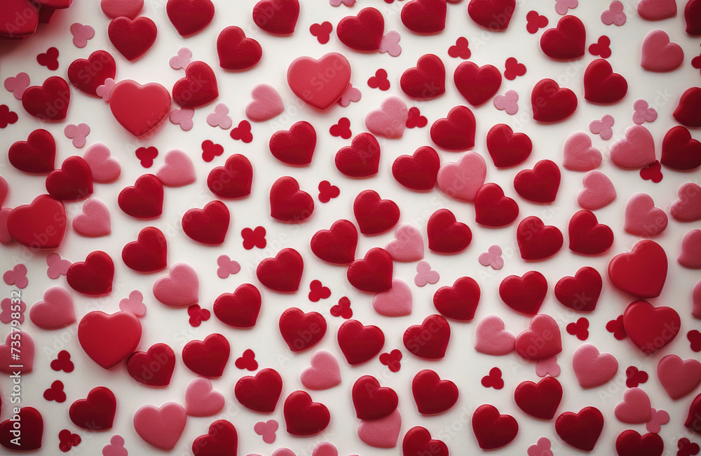 Valentine's Day background, red heart, lovers. Valentine's Day background, red heart, lovers.