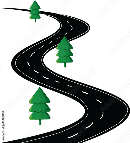 Street and road vector