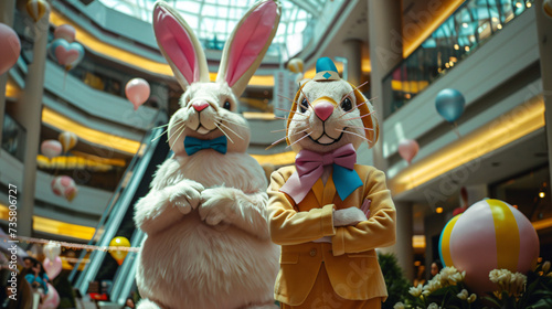 Mall Easter Bunny