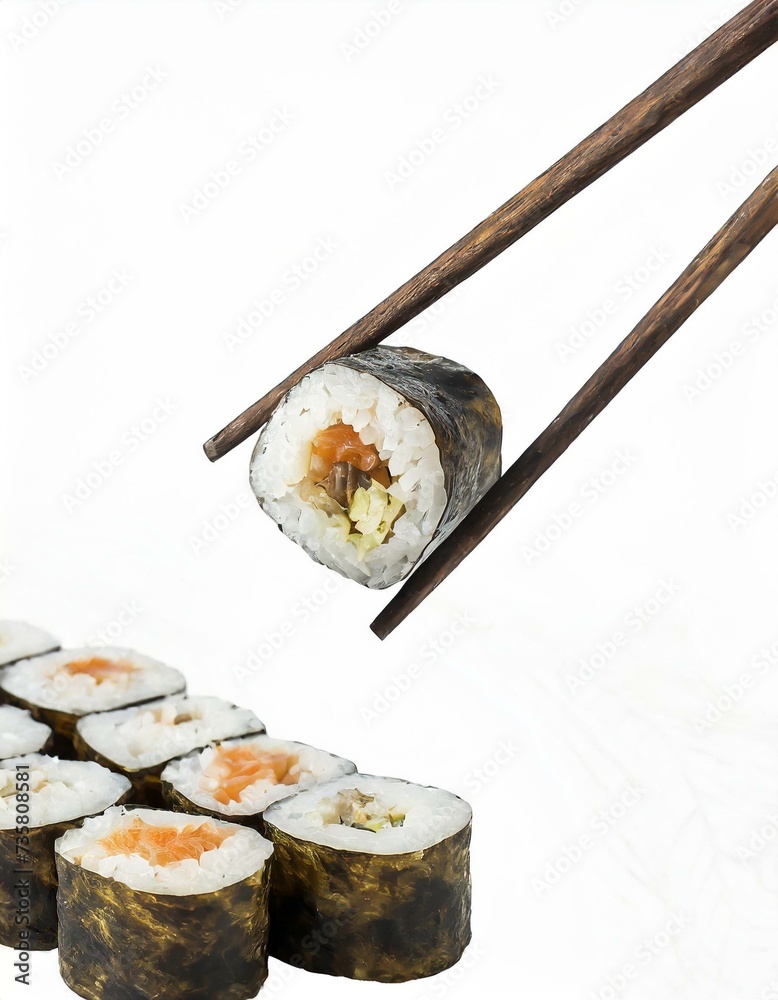 Assorted Sushi presented in a Tasteful Way - Diverse different types of Sushi - Maki, Inside-out, Nigiri, Uramaki - Japanese Cuisine - Fresh Seafood Assorted Sushi presented in a Tasteful Way - Diverse different types of Sushi - Maki, Inside-out, Nigiri, Uramaki - Japanese Cuisine - Fresh Seafood