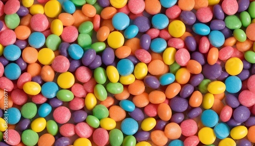 Colorful sucker hard smarties canies background, some purple, green, pink, blue, yellow and orange