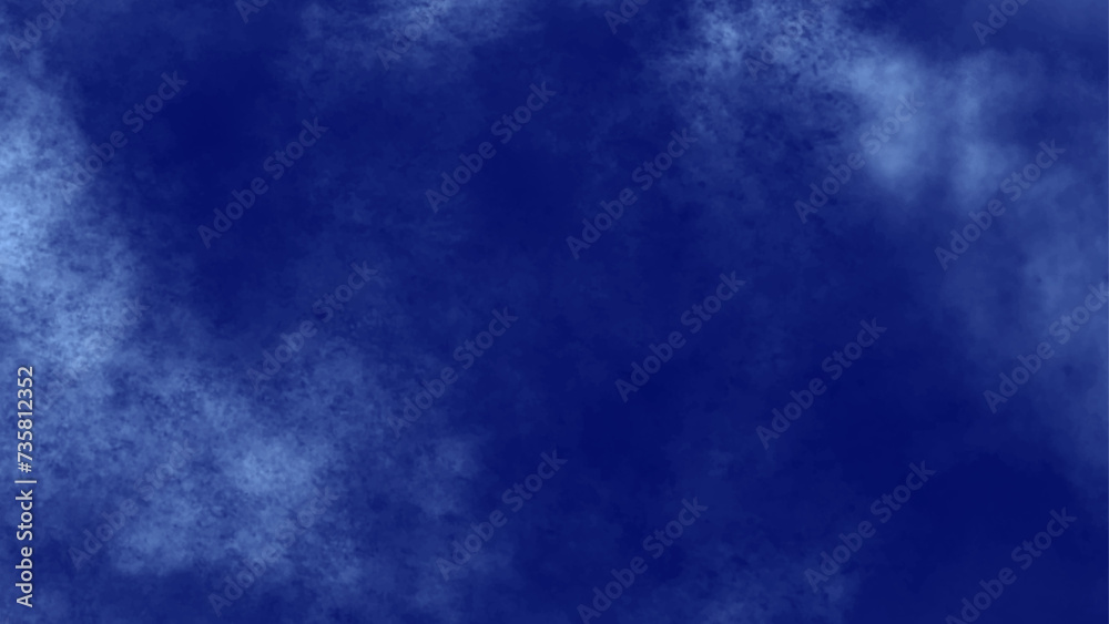 Abstract blue grunge background. Navy dark wall texture. Blue background. Abstract dark blue watercolor background. Background with space. Dark navy blue background.	