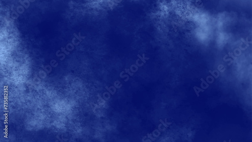 Abstract blue grunge background. Navy dark wall texture. Blue background. Abstract dark blue watercolor background. Background with space. Dark navy blue background. 