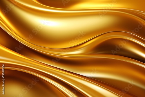 a gold wavy background with light