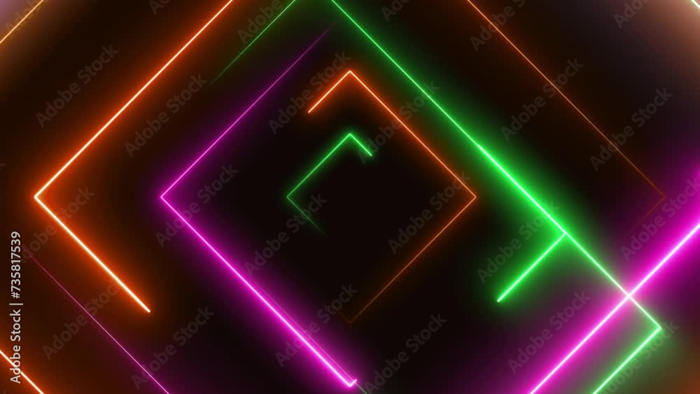Sci-fi background video loop motion graphic.
