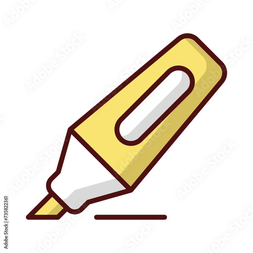 push pin icon vector stock illustration.
