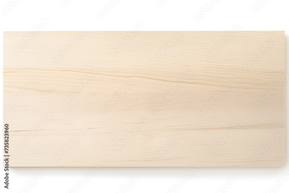 Empty plywood banner isolated on white background Generative Ai Empty plywood banner isolated on white background Generative Ai