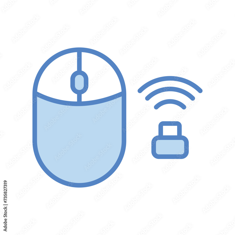 Mouse icon vector stock illustration. Mouse icon vector stock illustration.