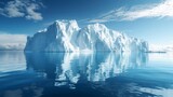 Arctic Explorer Among Icebergs