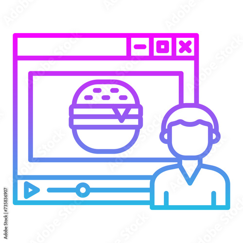 Food blogger Icon