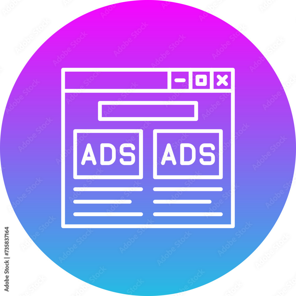Advertising Icon Advertising Icon