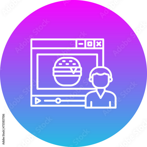 Food blogger Icon