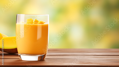 Fresh mango smoothies,Mango juice splash on white background,glass of mango juice 