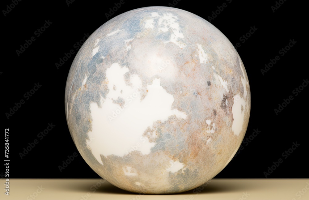 Exquisite Handcrafted Ceramic Sphere with Unique Pattern Exquisite Handcrafted Ceramic Sphere with Unique Pattern