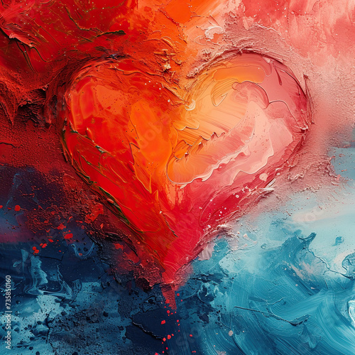 Joyful Hearts: Vibrant Valentine's Day Celebrating Love