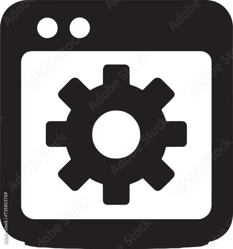 Application Configuration Icon vector