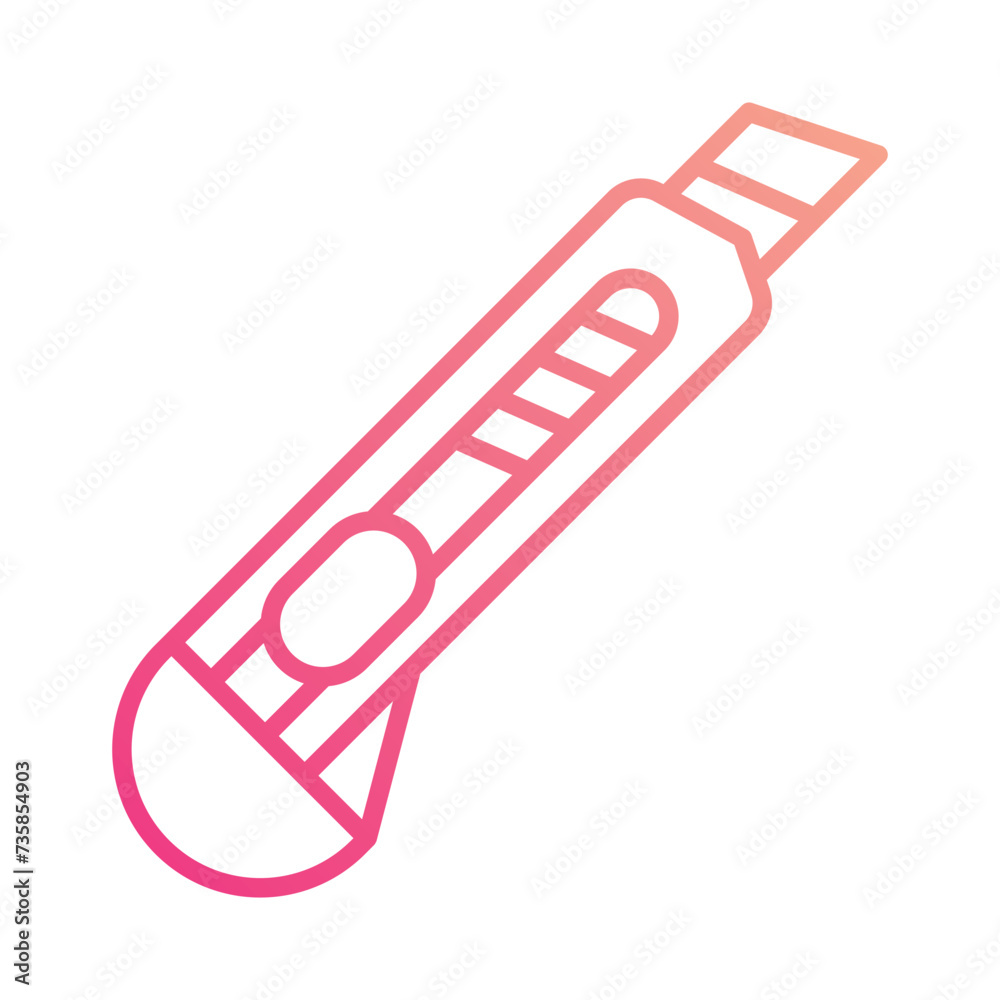 Cutter icon vector stock illustration. Cutter icon vector stock illustration.