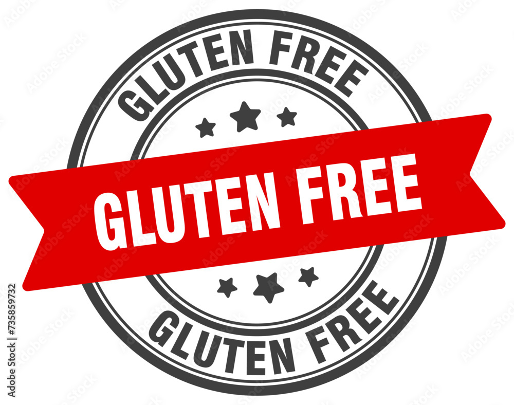 gluten free stamp. gluten free label on transparent background. round sign gluten free stamp. gluten free label on transparent background. round sign