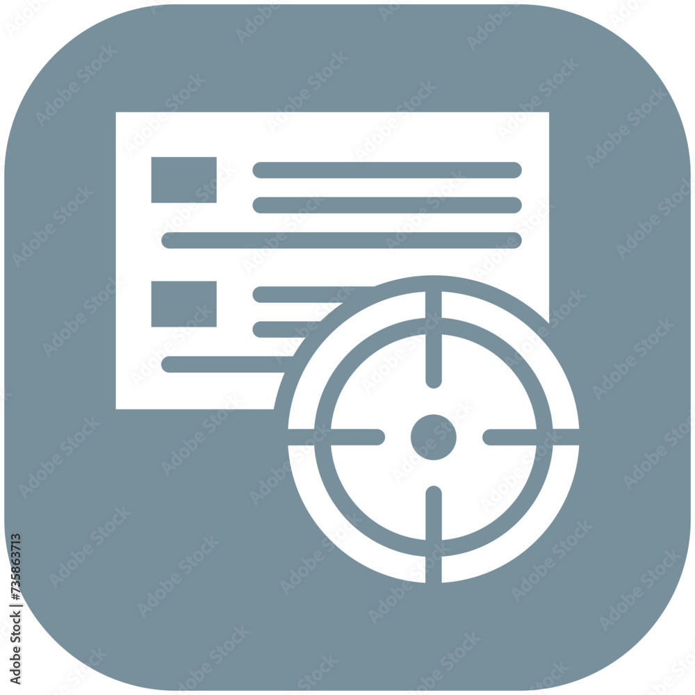 Scope vector icon illustration of Project Management iconset. Scope vector icon illustration of Project Management iconset.