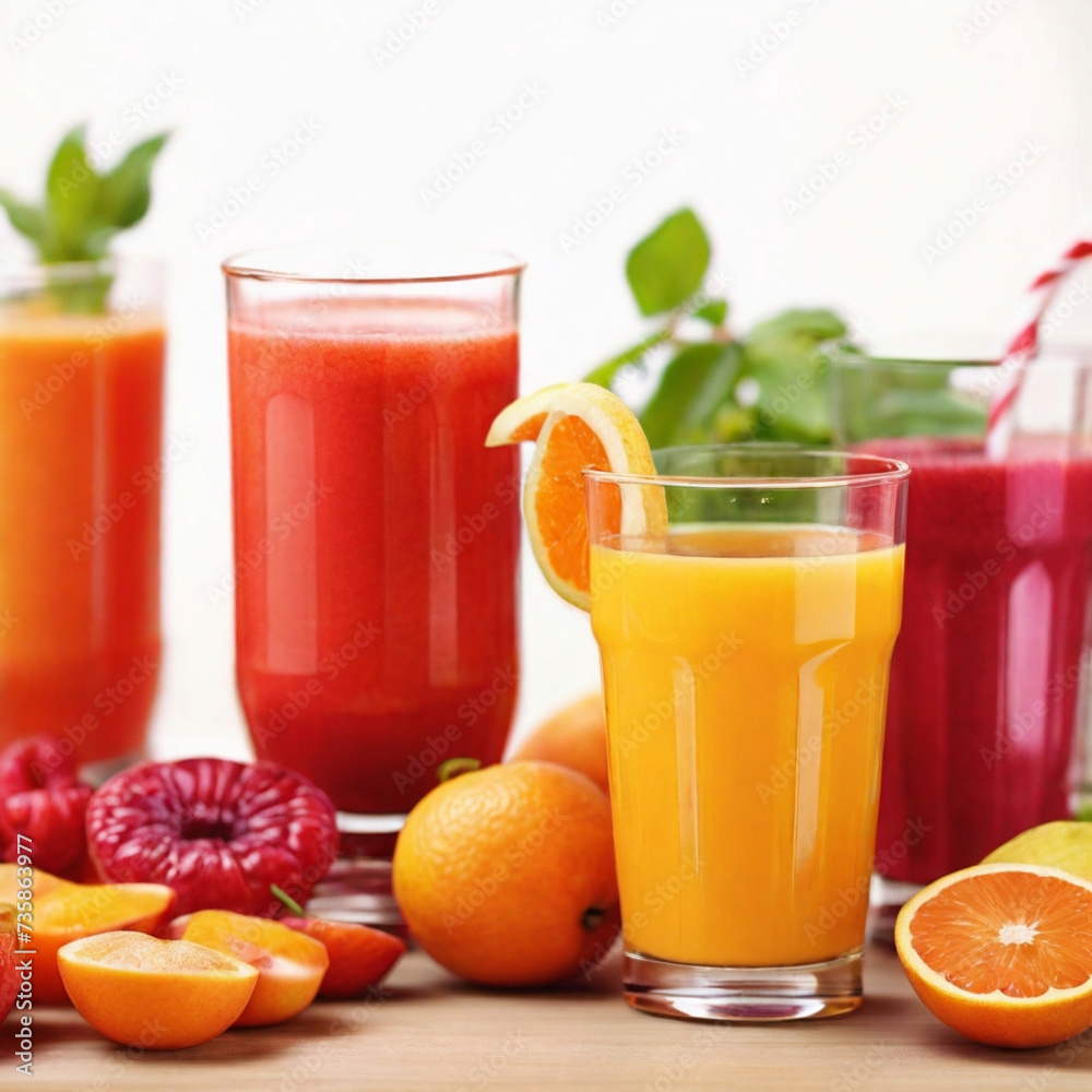 orange juice and fruits Generated by Ai orange juice and fruits Generated by Ai