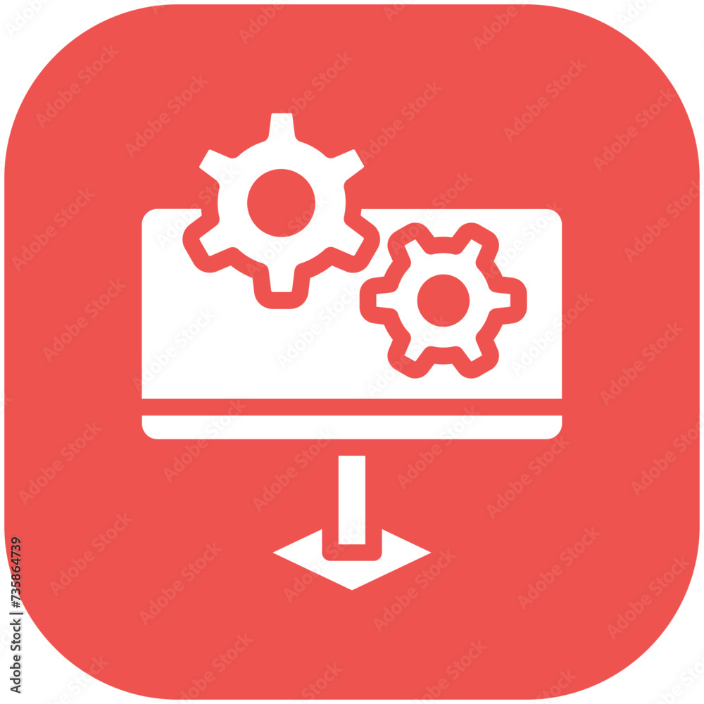 Configuration vector icon illustration of Online Marketing iconset. Configuration vector icon illustration of Online Marketing iconset.