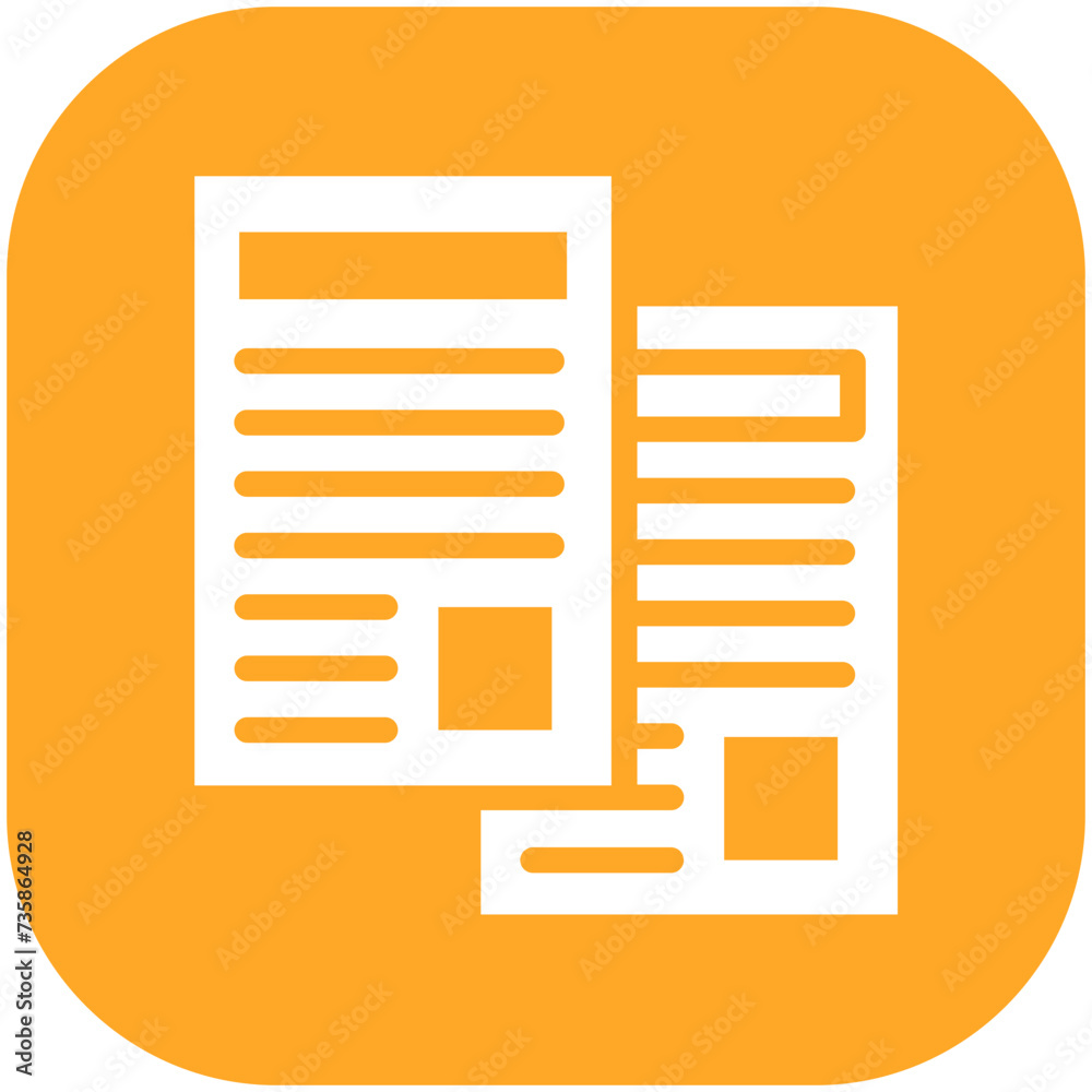 Duplicate Documents vector icon illustration of Online Marketing iconset. Duplicate Documents vector icon illustration of Online Marketing iconset.