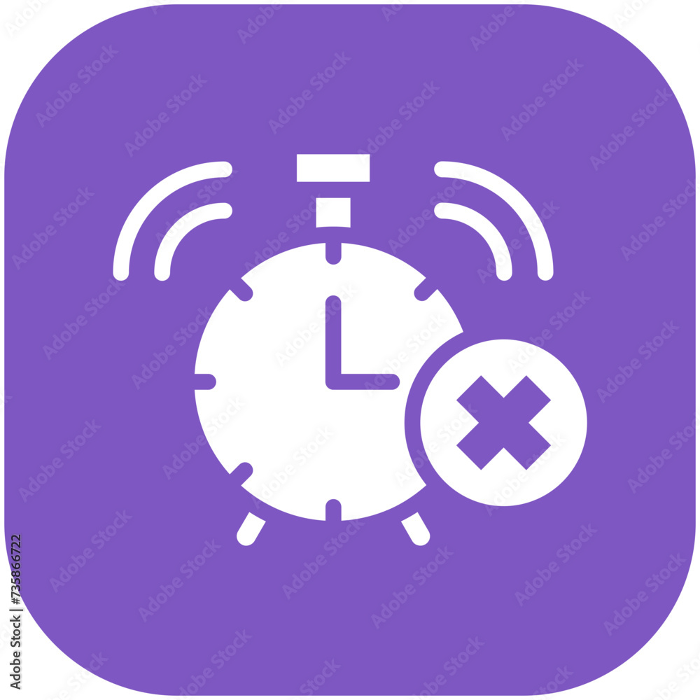 Remove Alarm vector icon illustration of Time and Date iconset. Remove Alarm vector icon illustration of Time and Date iconset.