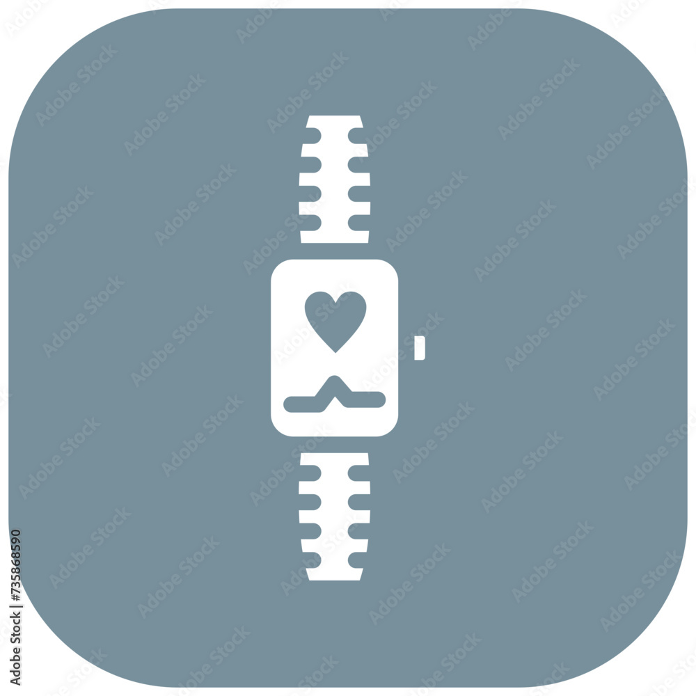 Smartband vector icon illustration of Workout App iconset. Smartband vector icon illustration of Workout App iconset.