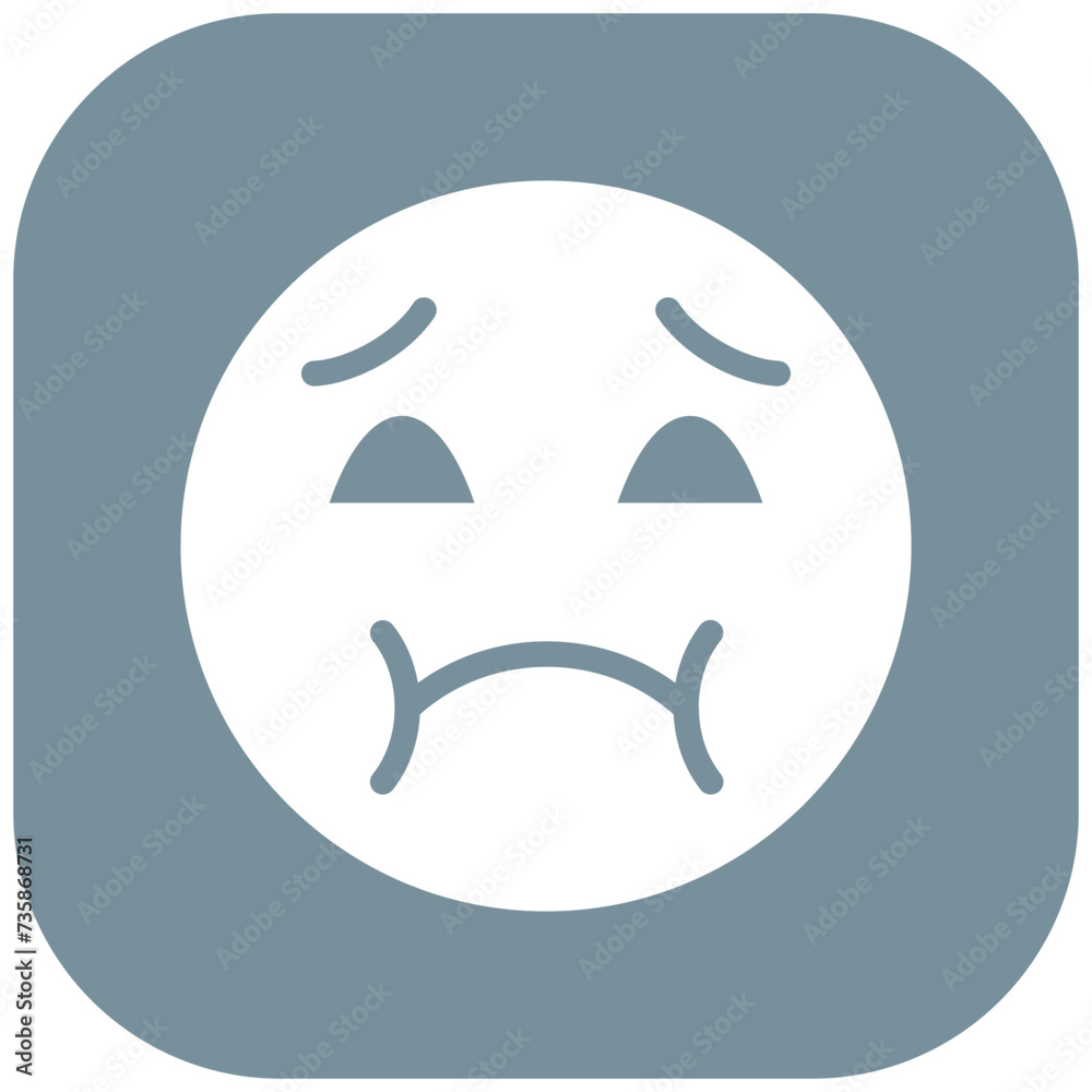 Nauseated Face vector icon illustration of Emoji iconset. Nauseated Face vector icon illustration of Emoji iconset.