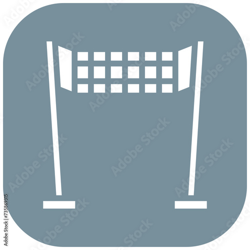 Race Finish vector icon illustration of Physical Fitness iconset.