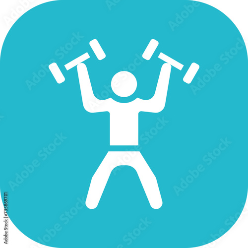 Weightlifter Icon