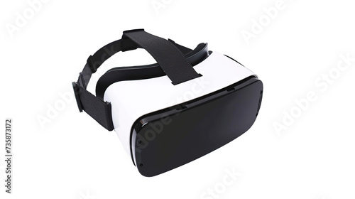 virtual reality glasses on transparent background