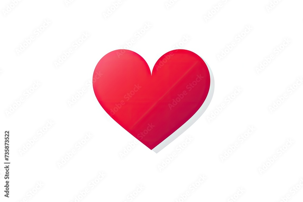 Heart Icon, Love Symbol Valentine Silhouette Wedding Pictogram Simple Heart