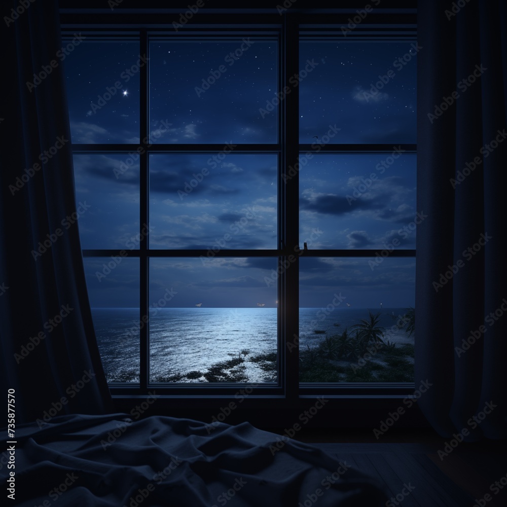 Fototapeta premium sea view from the window