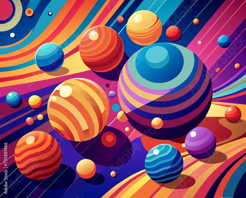 abstract background geometric futuristic colorful beautiful amazing unreal bright figurative