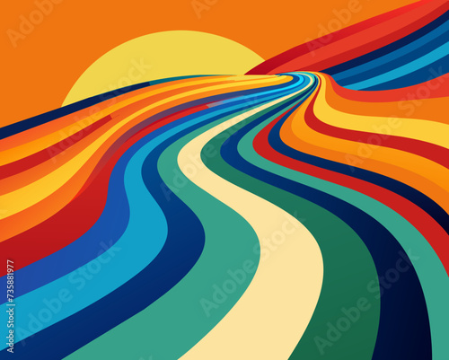 abstract background geometric futuristic colorful beautiful amazing unreal bright figurative