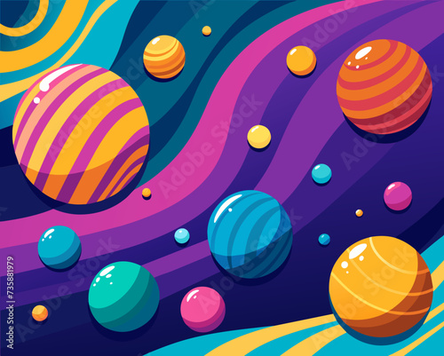 abstract background geometric futuristic colorful beautiful amazing unreal bright figurative