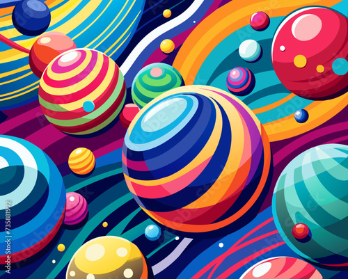 abstract background geometric futuristic colorful beautiful amazing unreal bright figurative