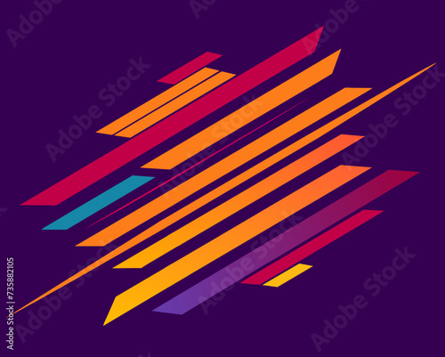 abstract background geometric futuristic colorful beautiful amazing unreal bright figurative