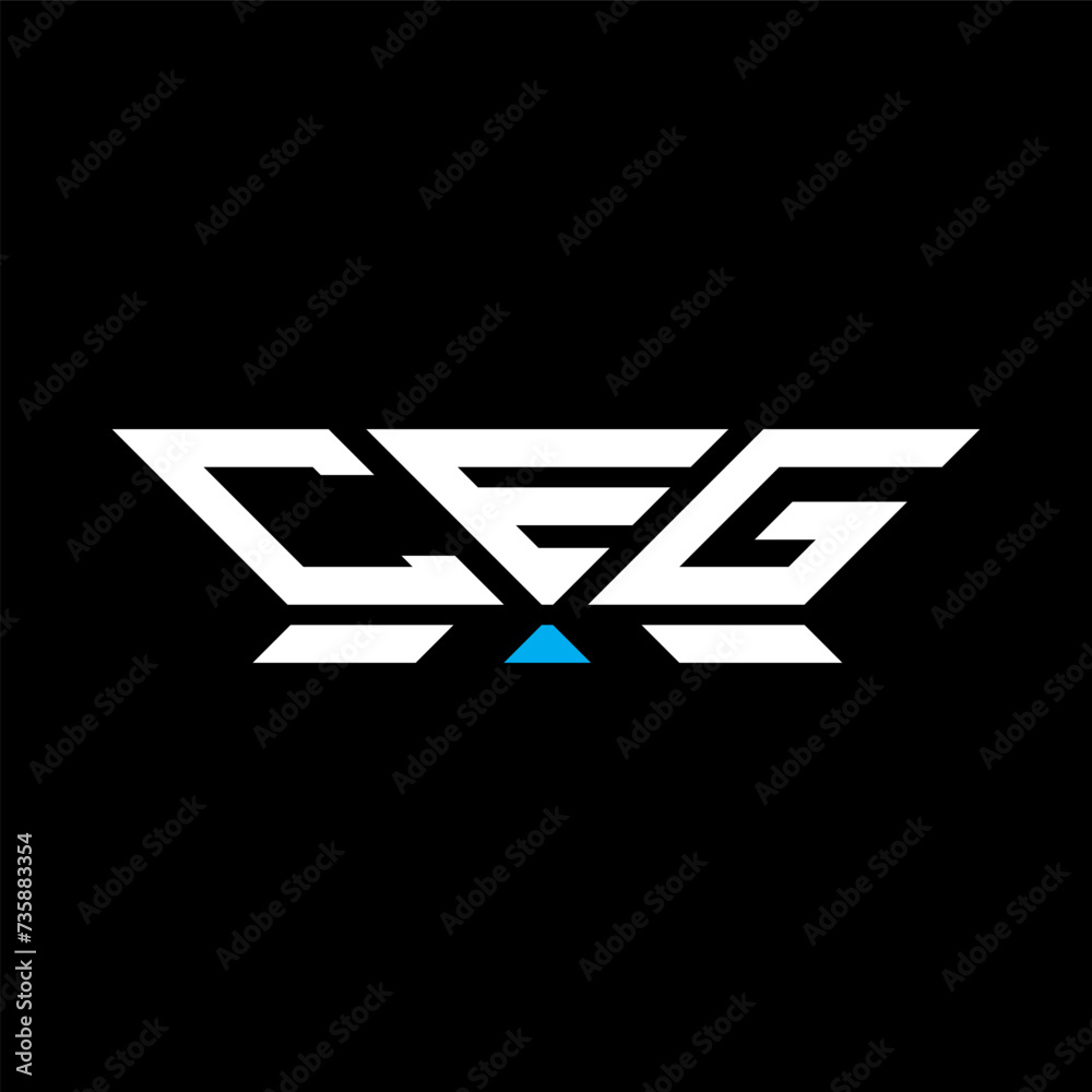 CEG letter logo vector design, CEG simple and modern logo. CEG luxurious alphabet design   - obrazy, fototapety, plakaty 
