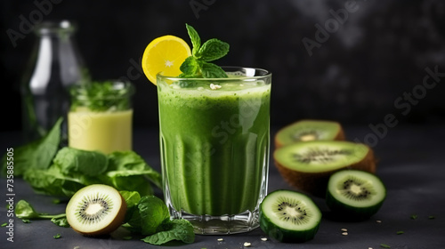 A green smoothie