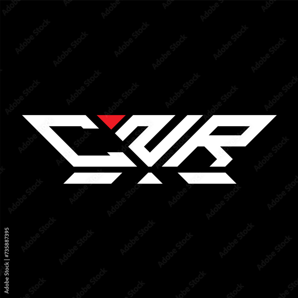 Obraz premium CNR letter logo vector design, CNR simple and modern logo. CNR luxurious alphabet design 